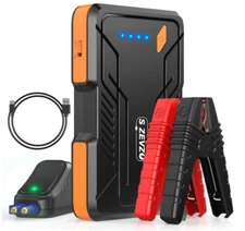 S ZEVZO Jump Starter 1000A Peak Portable Jump Starter for Car Up to 7.0L Gas/...