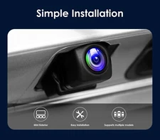 CCD HD 170° Night Vision Car Rear View Reverse Backup Parking Camera Waterproof