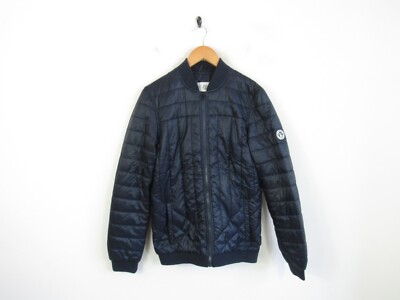 Nannystate Herren Bomberjacke gesteppt 100% Polyester dunkelblau Größe XS