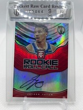 2017-18 TOTALLY CERTIFIED ROOKIE ROLL CALL JAYSON TATUM RC AUTO~~~(RCR 9/10)