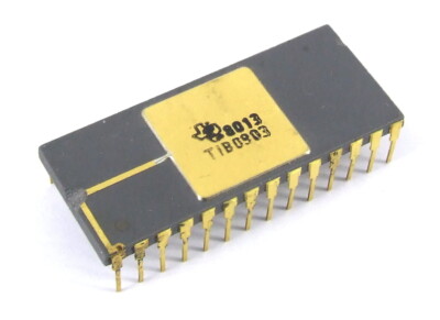 Texas Instruments TIB0903 Controller IC CDIP-28 Ceramic Gold Vintage Chip 1980