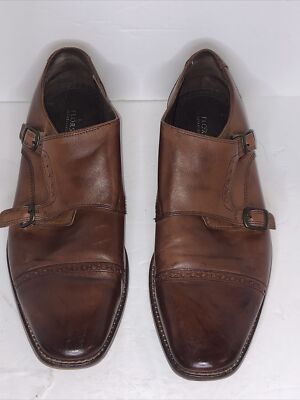 $130 Florsheim Mens Castellano Double Monk L Saddletan 10.5  display picture 2