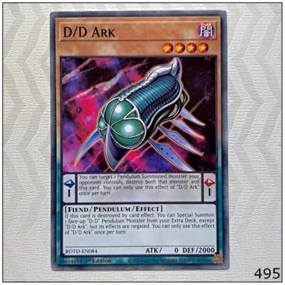 D/D Ark - ROTD-EN084 - Common 1st Edition Yugioh