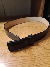 Dutyman  Leather Belt Buckleless   ( 1211 ) Sz 28