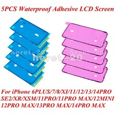 5PCS Waterproof Adhesive LCD Screen For iPhone 6PLUS/7/8/XI/11/12/13/14 PRO/SE2