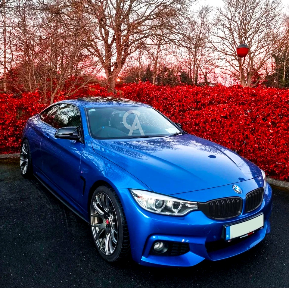 BMW 4 Series F32 F36 F82 Gloss Black Two Slate Front Kidney Grill Grills M4 F83 - Image 4 of 4