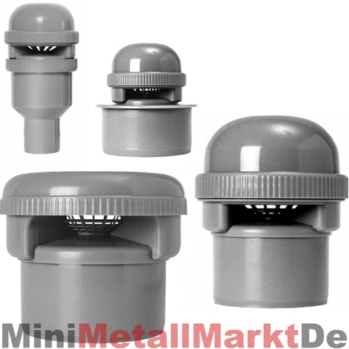 ROHRBELÜFTER DN 32 40 50 70 100 110 ABFLUSS BELÜFTUNGSVENTIL ABWASSER HT KG ROHR