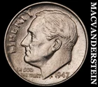1947-D Roosevelt Dime- Silver- Choice Gem Brilliant Uncirculated Luster #J5149