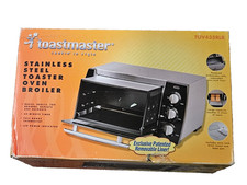 Vintage TOASTMASTER Toaster Oven Broiler Stainless TOV435
