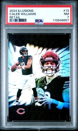2024 Panini Illusions - Caleb Williams #13 Retail (RC) PSA 7