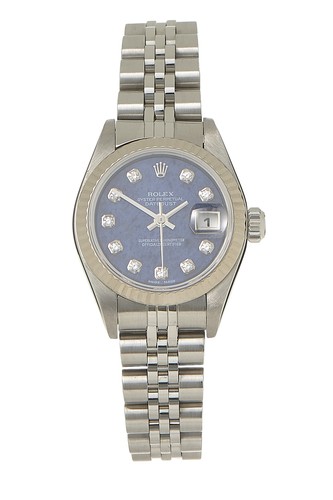 Rolex Sodalite Stone Diamond Datejust 79174 26mm - WGACA