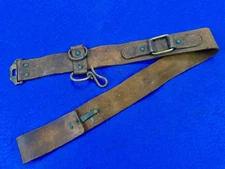 Antique US Civil War Artillery Cavalry Saber Sword Leather Belt 