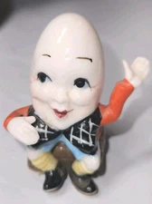 Vintage Humpty Dumpty Nursery Rhyme Mini Figurine 1950s Japan