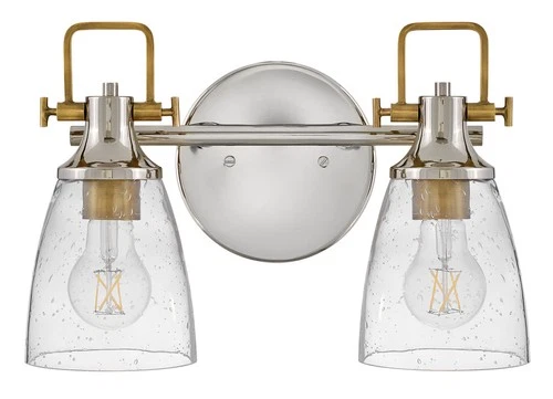 Hinkley Lighting 51272 Easton 2 Light 15"W Vanity Light - Black - Picture 8 of 12