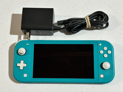 Nintendo Switch Lite Turquoise Console System w/ Charger