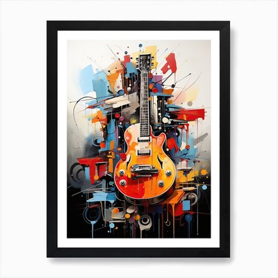 Rock N Roll Forever 1 Art Print Framed Wall Art Poster Canvas Print Picture