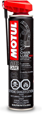 C2 Chain Lube Road - Motorcycle Chain Lubricant Spray for Street & Sport Bikes, 