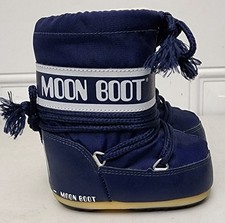 Moon Boot Mini Icon Nylon Boot Blue 19/22 ( 4...