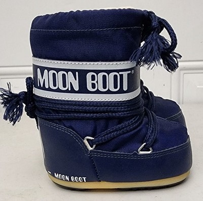 Moon Boot Mini Icon Nylon Boot Blue 19/22 ( 4/6.5C) 