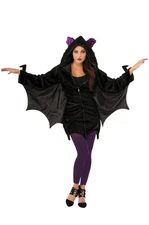 Hoodie Bat with Attached Wings Adult Costume