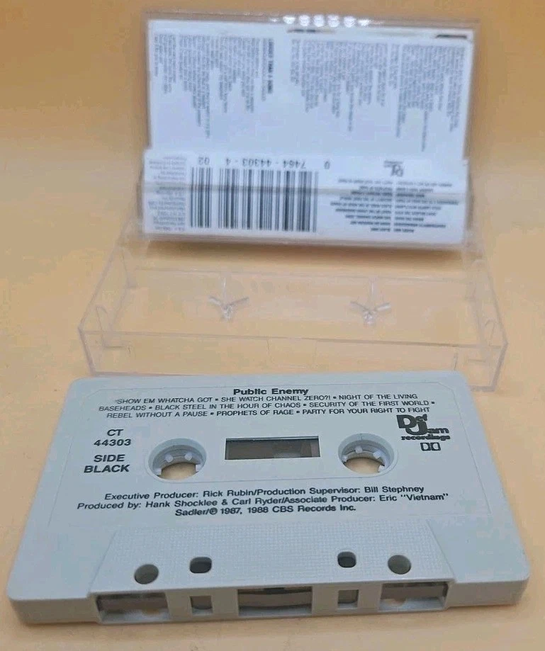 Public Enemy It Takes A Nation Of Millions To Hold Us Back Cassette Tape Rap - Image 4 of 4