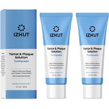  Pack of 2 Plaque  Tartar Remover Toothpaste for Teeth Removes Plaque Controls