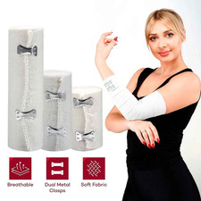 Elastic Compression Bandage Wrap with Clips Sports Support Ankle Wrist Knee 450c