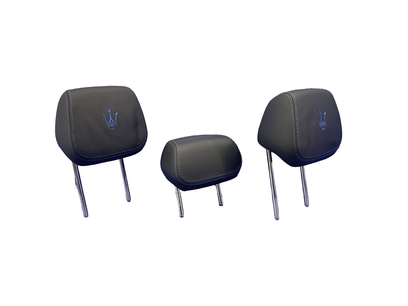 2023-2026 MASERATI GRECALE M182 OEM REAR LEFT RIGHT CENTER SEAT HEADREST SET 3