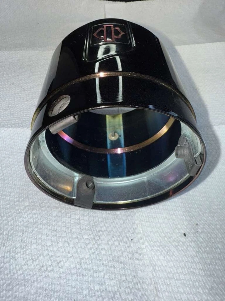 Harley Touring 4” Slip On Exhaust End Cap Tip Street Glide Road Glide 2017 - Image 2 of 4