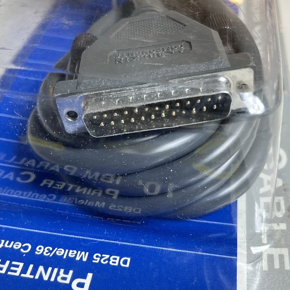 F2A032-10 Belkin 10’ IBM Parallel Printer Cable DD25 Male/36 Centronics Male - Image 4 of 4