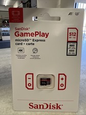 New SanDisk GamePlay MicroSD Express Card 512GB