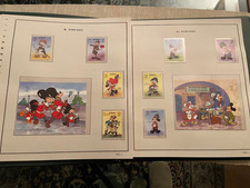 DISNEY ST. VINCENT THEMED STAMPS 1990