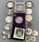 15 Troy Ounces .999 Silver Coins bars rounds nice mix L24321