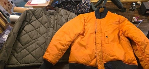 Banana Republic Men's XL Olive Diamond Quilted Bomber Jacket Polyester Snap video thumbnail