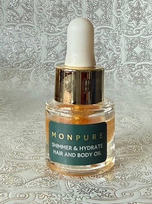 MONPURE SHIMMER & HYDRATE HAIR AND BODY OIL 0.17 FL.OZ./5 ML TRAVEL SIZE NEW