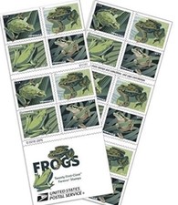 Product Image: FROGS!  1st Class Stamps   20/booklet