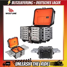WOLFLINE Universell Hecktaschen Top Case 45L ...