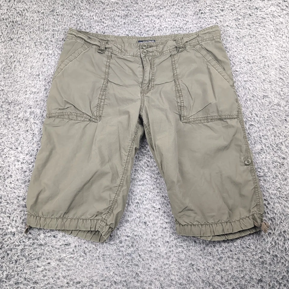 Pantalones Cortos Polo Ralph Lauren Mujer 12 Verde Preppy Verano Informal Carga Utilidad Foto 2 de 4