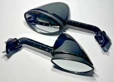 Kawasaki ZX14R Replacement OEM Motorcycle Mirrors, Black, Pair,  '06-'07