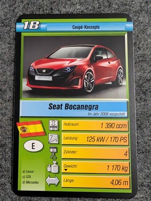 Seat Bocanegra - 1B - Motorsport - Einzelkarte v. Ravensburger (12C)