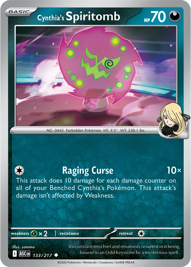 Cynthia's Spiritomb Pokémon TCG Cards for sale | eBay