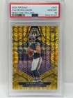 2024 Panini Mosaic Caleb Williams Rookie Reactive Yellow PSA GEM MINT 10 Bears