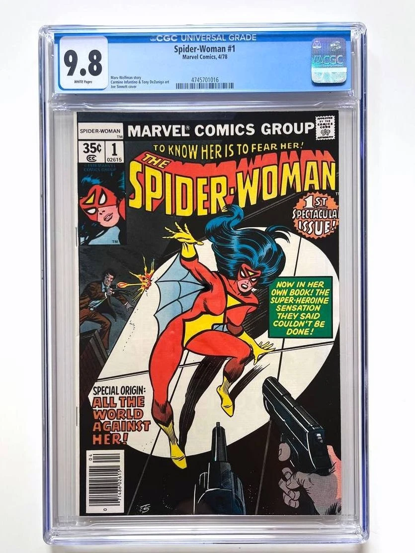 Spider-Woman Certified Guaranty Company (CGC) 9.8 Near Mint/Mint