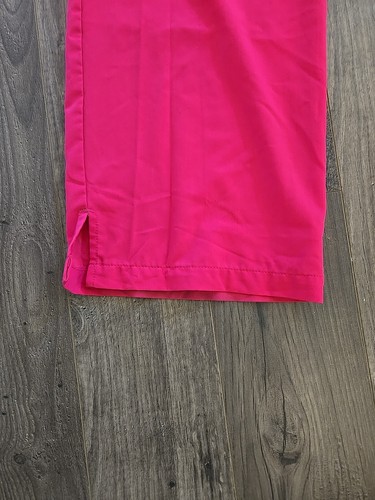 Jockey Scrub Pants- Women’s Medium HOT PINK Black Comfy Elastic Waist - Picture 4 of 9