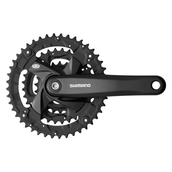 Shimano FC-M371 Kurbelgarnitur 26/36/48 ZäHne, 170 Mm, 4-Kant, Kettenschutz, Sch-image