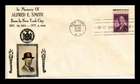 US COVER ALFRED E SMITH MEMORIAM FDC SCOTT 937 CROSBY PHOTO CACHET UNSEALED