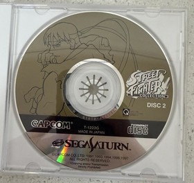 Street Fighter Collection Saturn Japan Disc Only NTSC-J