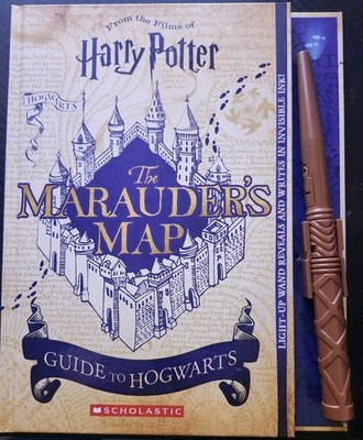 Harry Potter   The Marauders Map Guide to Hogwarts (2018, First Edition) *VG*