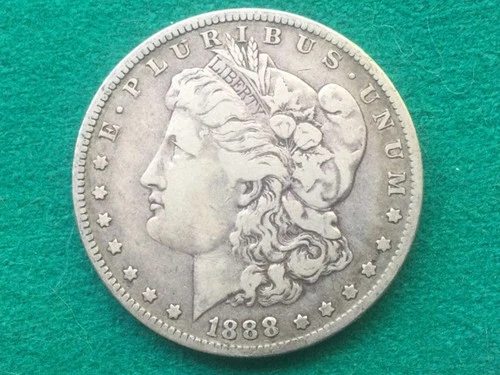 1888-O Morgan Silver Dollar  In Fine Condition