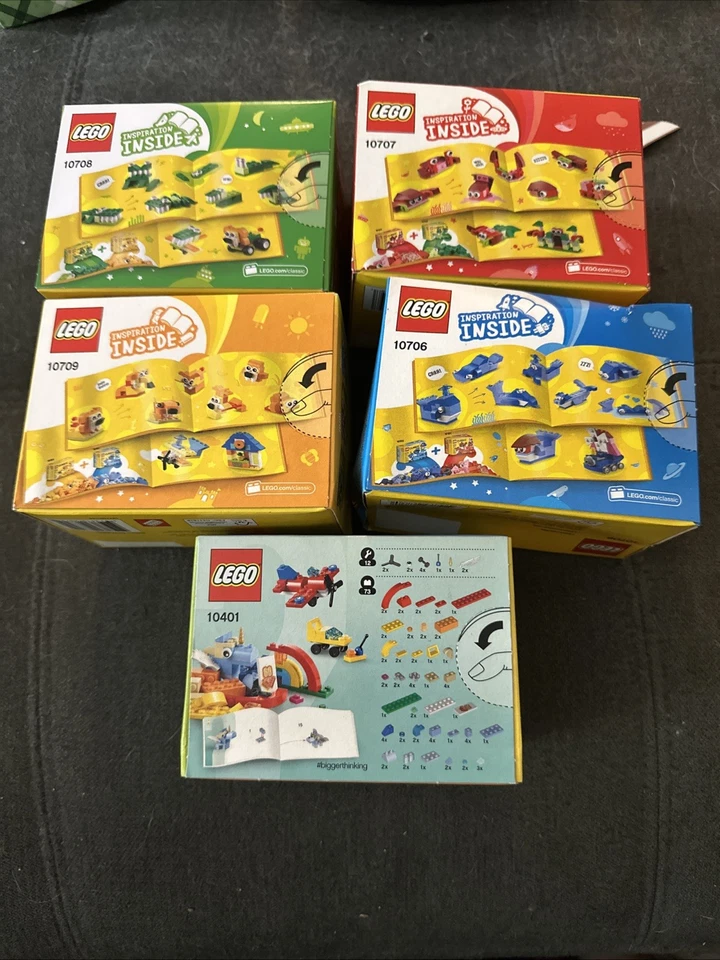 Lot of 5 LEGO Creativity Box Sets New NIB Sealed - Image 2 of 2